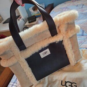 Ugg Australia Shearling Sherpa Bag Light Beige